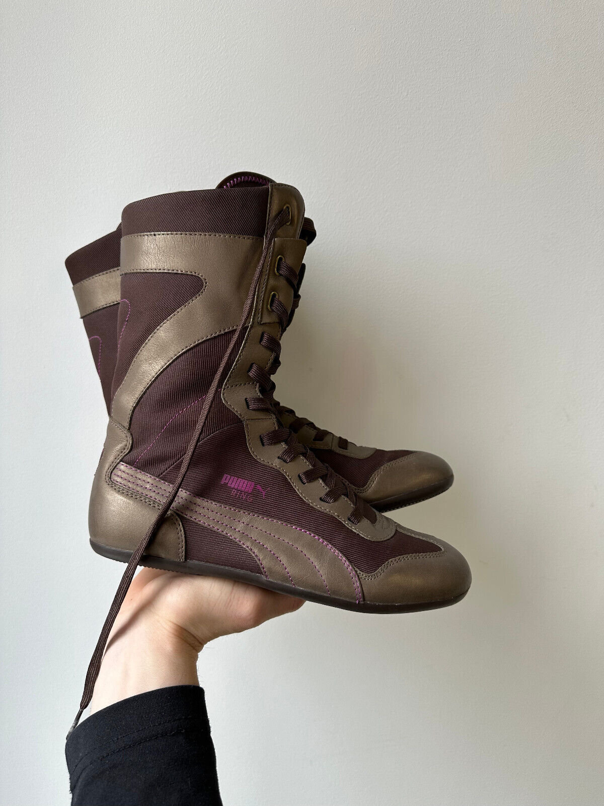 Puma Ring Sample Women s Boxing Sport High Sneakers Boots Size US 7