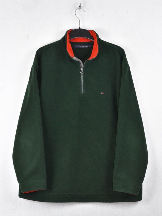 Green tommy hilfiger fleece Clearance