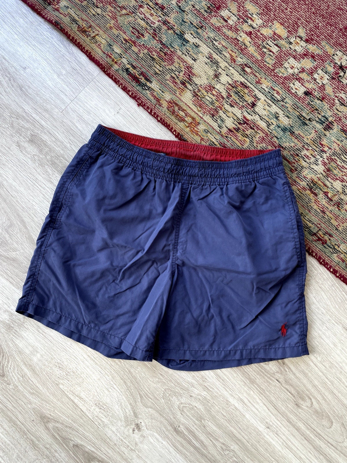 Mens Gucci blue GG Supreme Swim Shorts