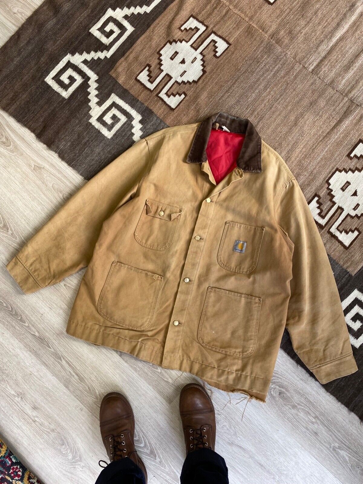 Carhartt Michigan Vintage 80s 90s Men's Distressed Workwear Carhartt Michigan Vintage 80s 90s Men's Distressed Workwear