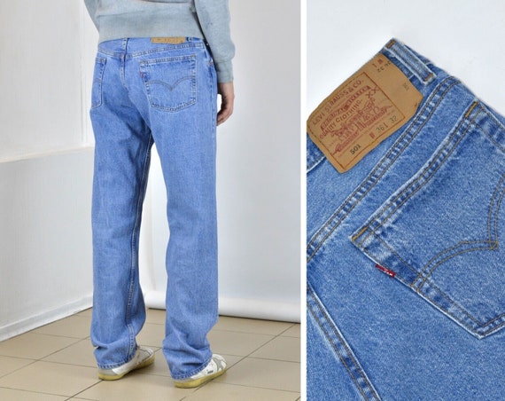Levis 501 Vintage 90s USA Made Mens Light Blue Denim Jeans - Etsy