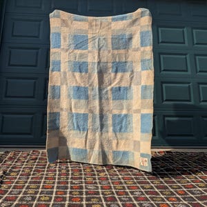 【希少】オランダ製 AaBe ウールブランケット ヴィンテージ毛布 Aabe Wool Blanket - Etsy