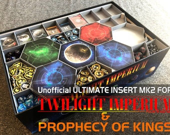 Twilight Imperium 4 (+PoK)  (Board Game) Ultimate Insert MK2