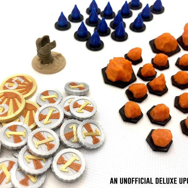 Unofficial Deluxe Upgrade set (3D print) compatible with Dune Imperium Board Game