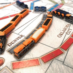 Ticket to Ride Ultimate Train set No2 (Multicolor 3D print)