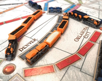 Ticket to Ride Ultimate Train set No2 (Multicolor 3D print)