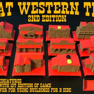 Great Western Trail (1st & 2nd edition) - Ultimate Building Miniatures Set (3D print Multicolor) - unofficial product