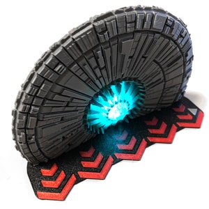 Under Falling Skies - Alien Mothership (Multicolor 3D print)