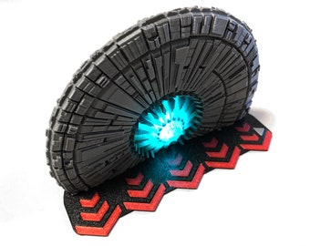 Under Falling Skies - Alien Mothership (Multicolor 3D print)