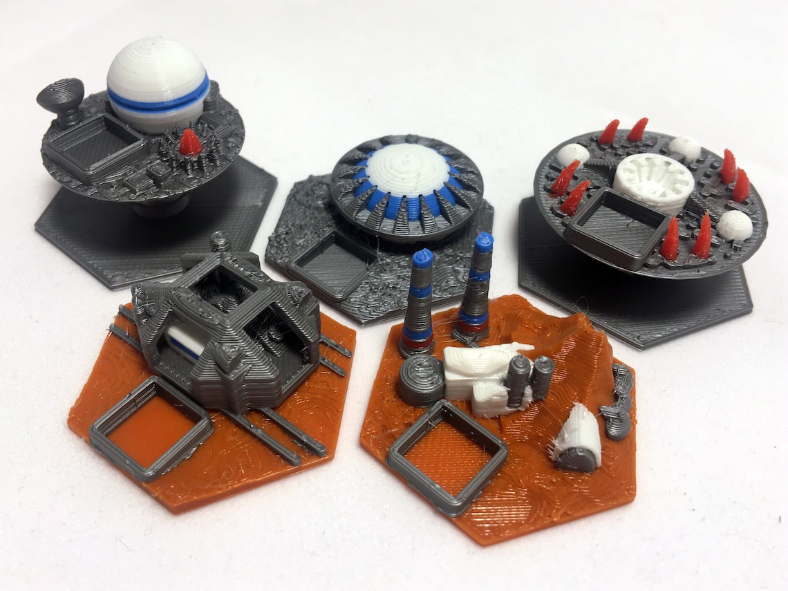 Terraformng Mars A FULL Set of 3D Tokens for the Base Game - Etsy