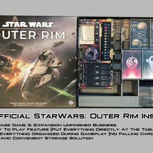 StarWars: Outer Rim + Unfinished Business - 3D printed Insert Ready to Play
