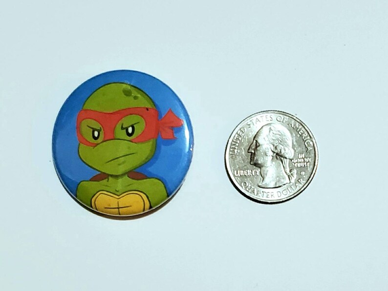 TMNT Pinback Buttons: Teenage Mutant Ninja Turtles (4-pack) - Etsy