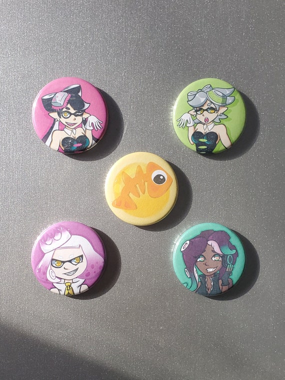Splatoon 1 & 2 Squid Sisters Callie Marie off the Hook Pearl Marina Salmon  Run Golden Power Egg 5 1.5 Character Magnet Pack -  Canada