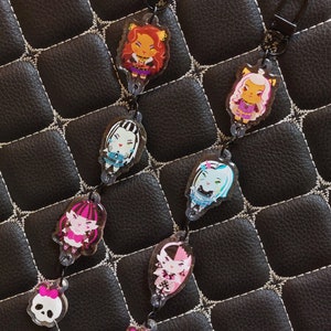 Monster Girl Chained Keychains