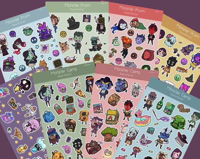 Scott Howl Monster Prom Acrylic Keychain Charm Monster Roadtrip Fanart ...