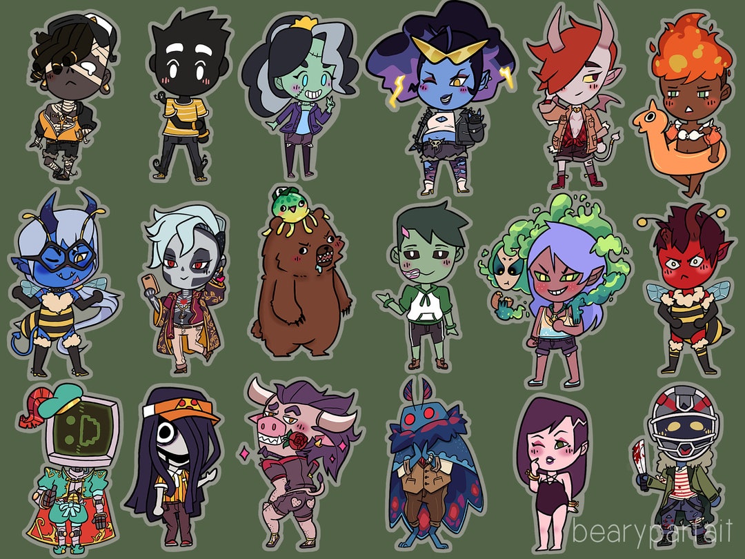 Monster Camp Keychains Etsy