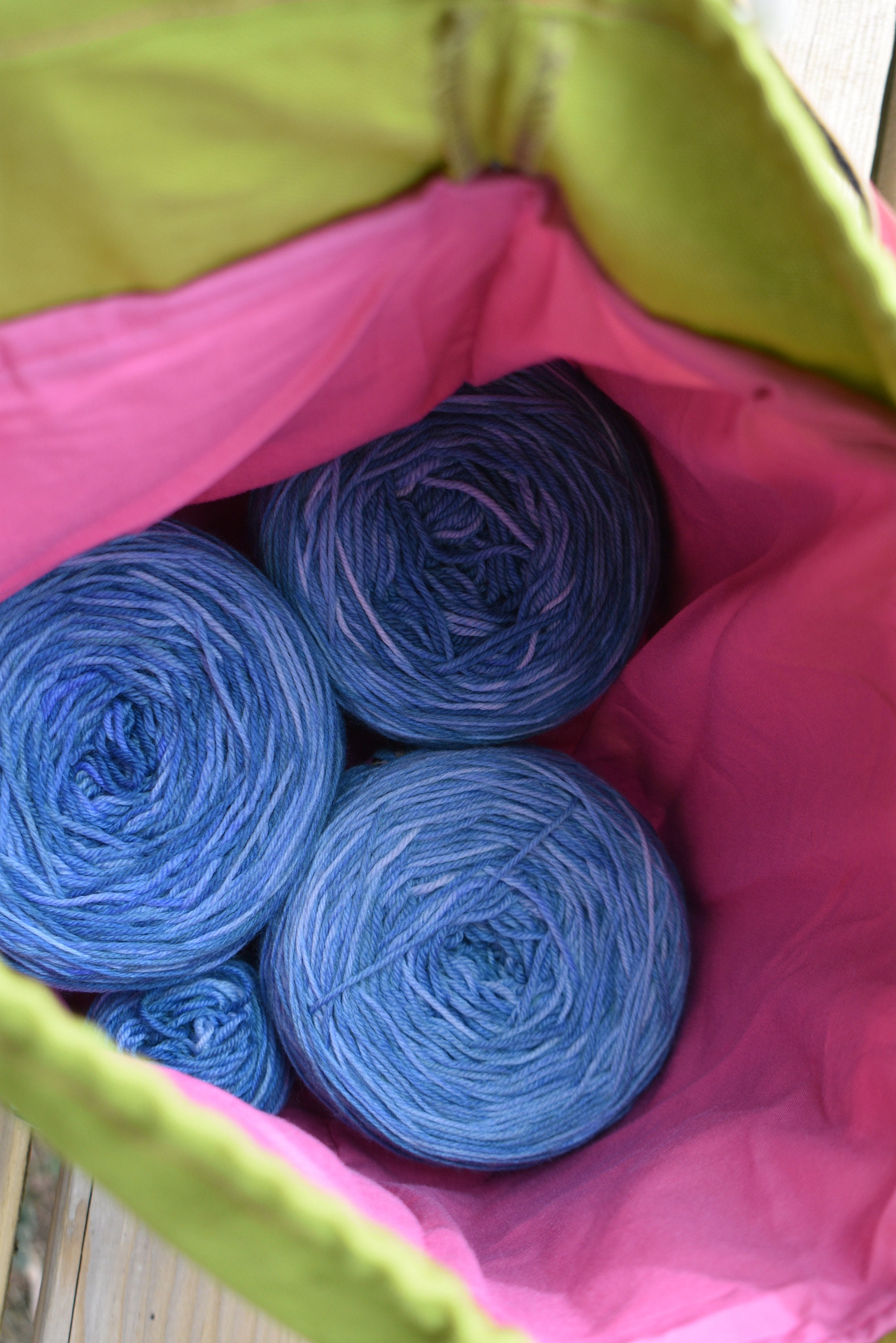 【BAL】 HAND KNIT SACOCHE Knitting/crochet Project Bag-baluchon - Etsy