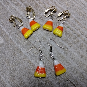 Candy Corn-oorbellen
