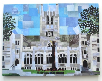 Boston College Gasson Hall Print on Canvas