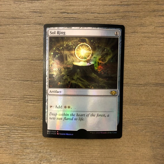mtg sol ring card Sol Ring (TDC-106) - Commander: Tarkir: Dragonstorm