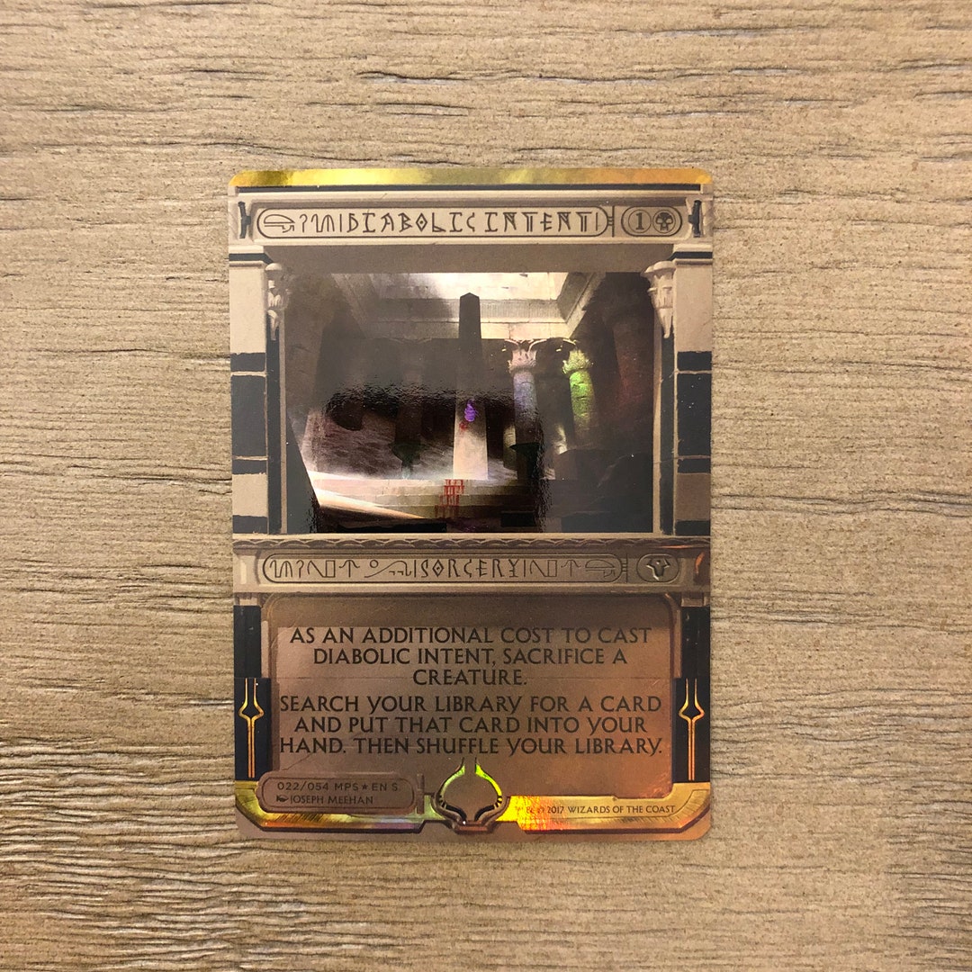 MTG 悪魔の意図/Diabolic Intent Foil Diabolic Intent (Borderless) (Silver Foil) | The Lord of the