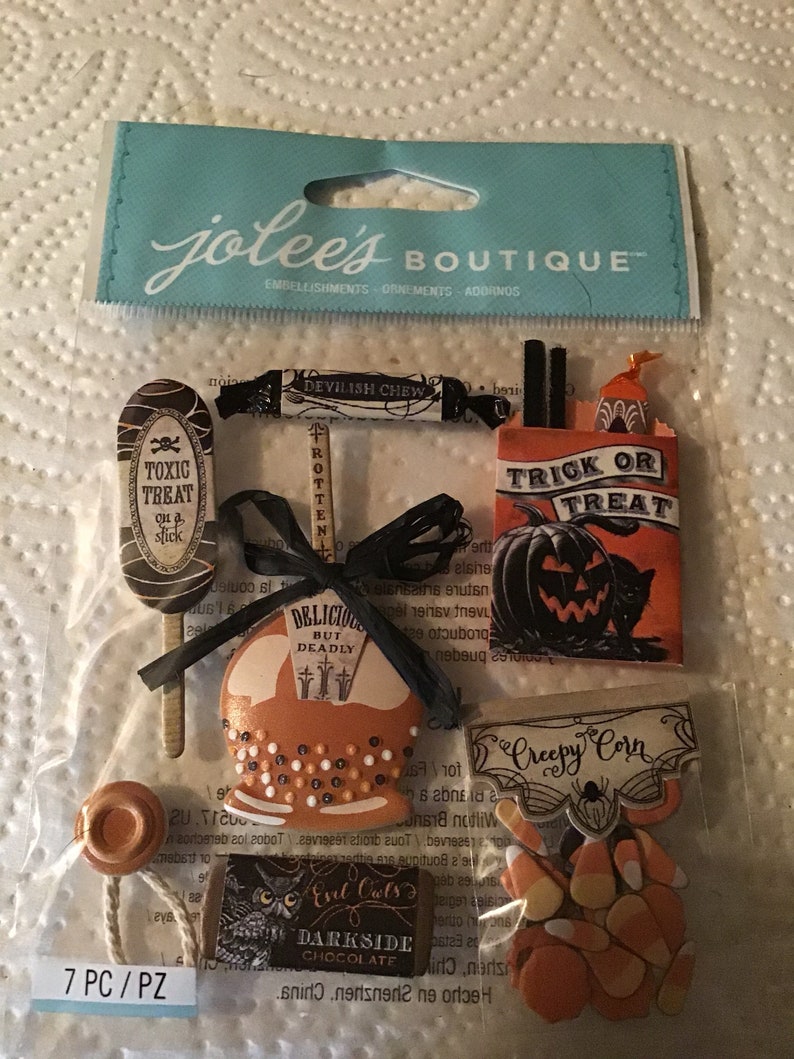 Jolee's Boutique Halloween Embellishments | Etsy