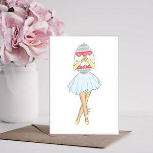 Easter Egg Greeting Card Set, Easter Cards Set, Spring Stationery Set, Spring Greeting Cards, Easter Stationery Set, Easter Greeting Cards