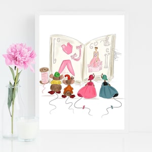 The Ball Dress, Cinderella Fashion Art, Cendrillon Art, Disney Princess Inspired Art, Princess Wall Decor, Cinderella Fashion Illustration