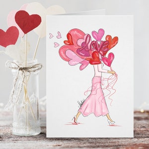 Set di biglietti d'amore, Biglietti di San Valentino, Biglietti di auguri di San Valentino, Cancelleria di San Valentino, Set di biglietti di San Valentino, Set di carte, BFF