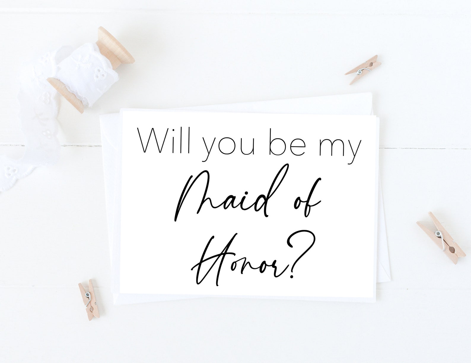 Personalized Bridesmaid Proposal Card Will You Be My Etsy