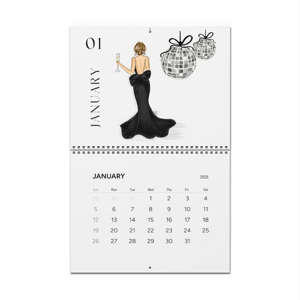 2025 Wall Calendar - Etsy UK
