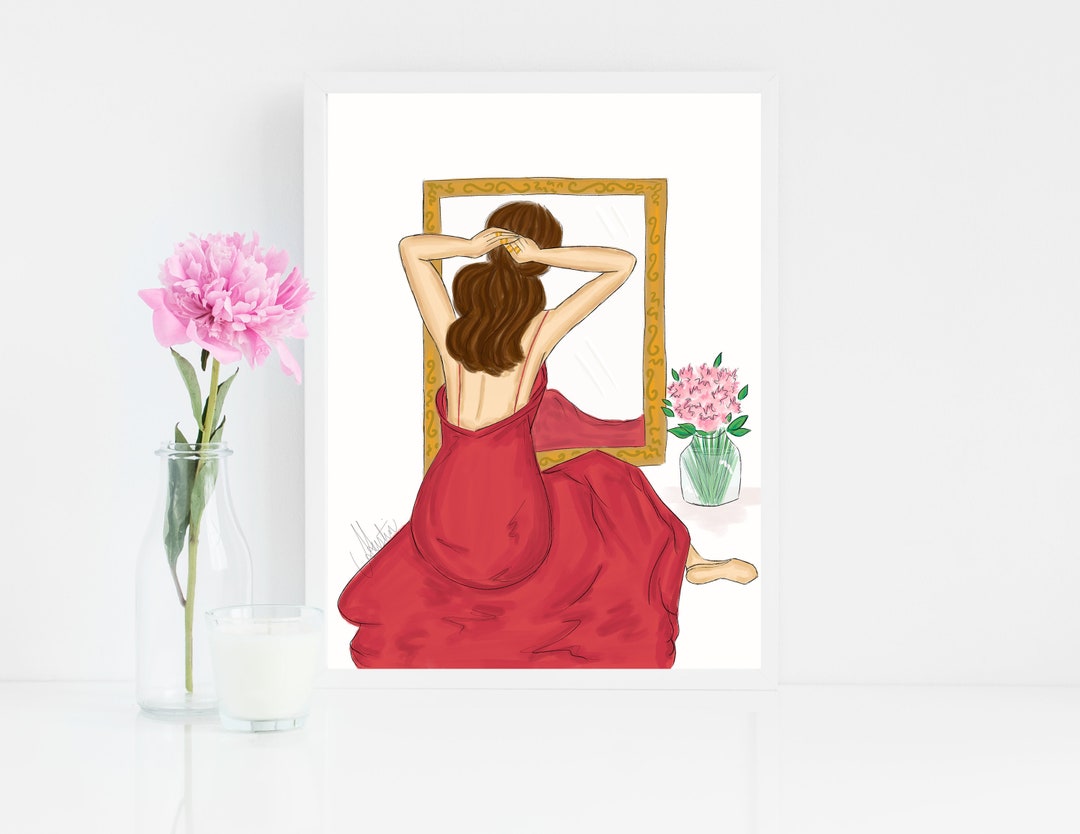 Vanity Bedroom Decor Fashion Wall Art Vanity Wall Art Etsy