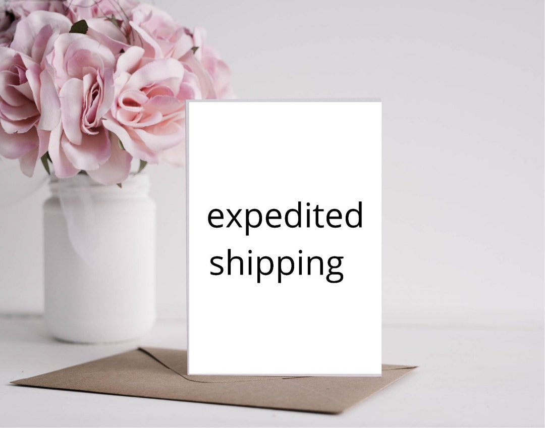 Expedited Shipping on Illustration/ Cards/ Orders 14 Business Days Etsy