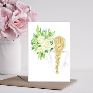 Blumen und Zöpfe Karten Set Jeden Tag Karten Set Jeden Tag Briefpapier Set Notecards Grußkarten Briefpapier Set Schreibtisch Grußkarte BFF Geschenke