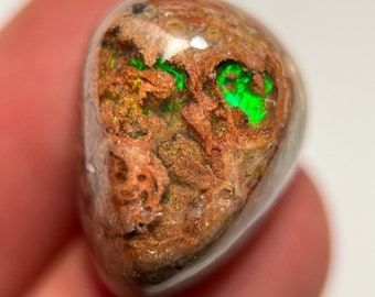 Green Colors, Cantera Opal, AA Grade Quality, 19x15x9 mm 15.80 carats.