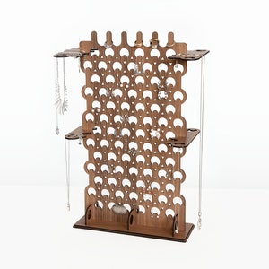 Jewelry Display Stand: Digital Files — Pattern for Laser Cutter