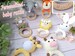 Personalized baby gift. Happy jingling toy rattle with option to add name. Soft crochet Elephant, Reindeer, Rabbit, Cow, Giraffe, Lion, Fox. 