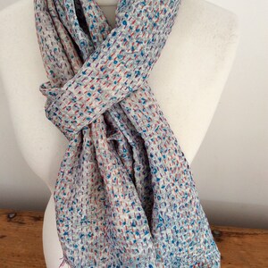Silk kantha scarf image 7