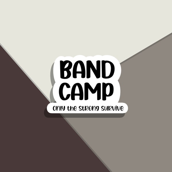 Band Camp Survivor Sticker