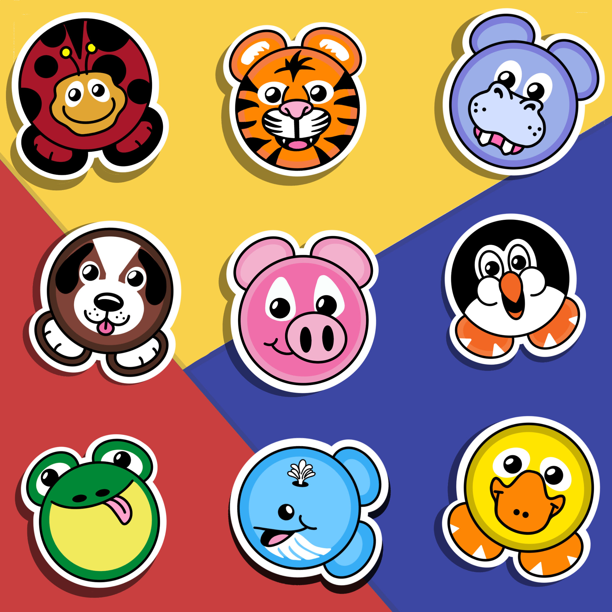 Zoo Pals Plates 