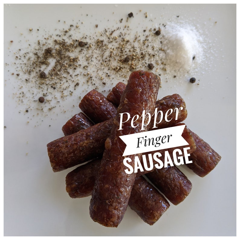 Smoked Sausage Meat Sticks Summer Sausage 100 Pork No Etsy