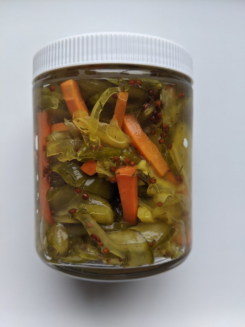 Sweet and Sour Pickle Chipsgourmet Style Picklespickled Etsy