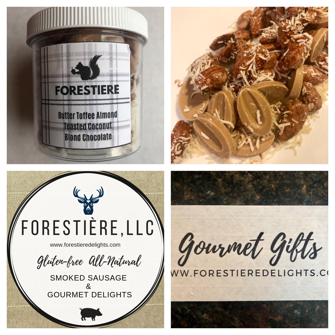 Butter Toffee Mixed Nutsalmondsblond Chocolatetoasted Etsy