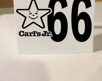 Carl's Jr カールスジュニア テーブルナンバー 69 アメリカ A 【公式通販】