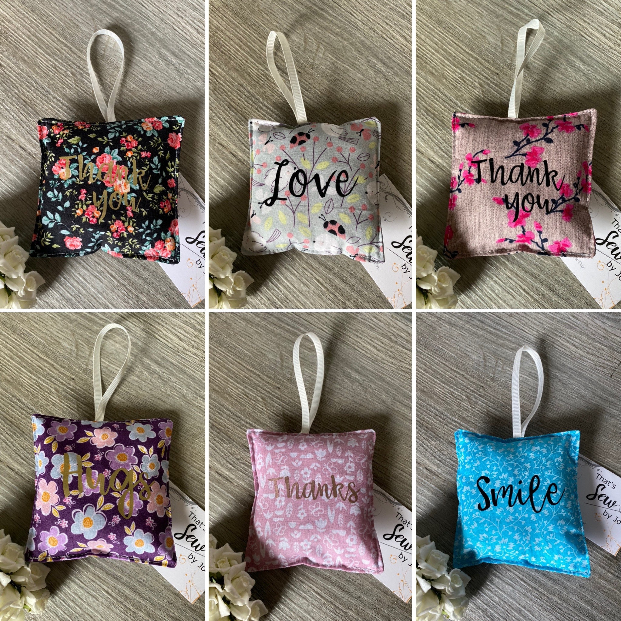 Hanging Scented Cushion Pillow Lavender Scent Personalised Etsy