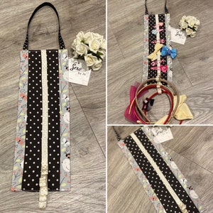 Hair Clip Holder, Head Band Holder, Hair Accessory Organiser, Pouch, Bag, Hair Tidy, Hanger, Holder, Hair Clips, Bands, Hair Slides, Burets