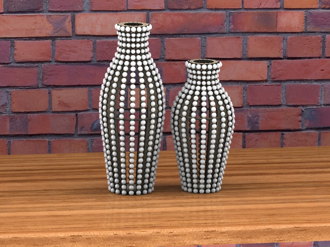 Flower Vases Laser Cut Files Instant Download Etsy Canada