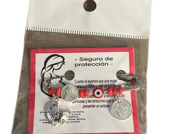 Pregnancy safety pin Lady Guadalupe San Benito