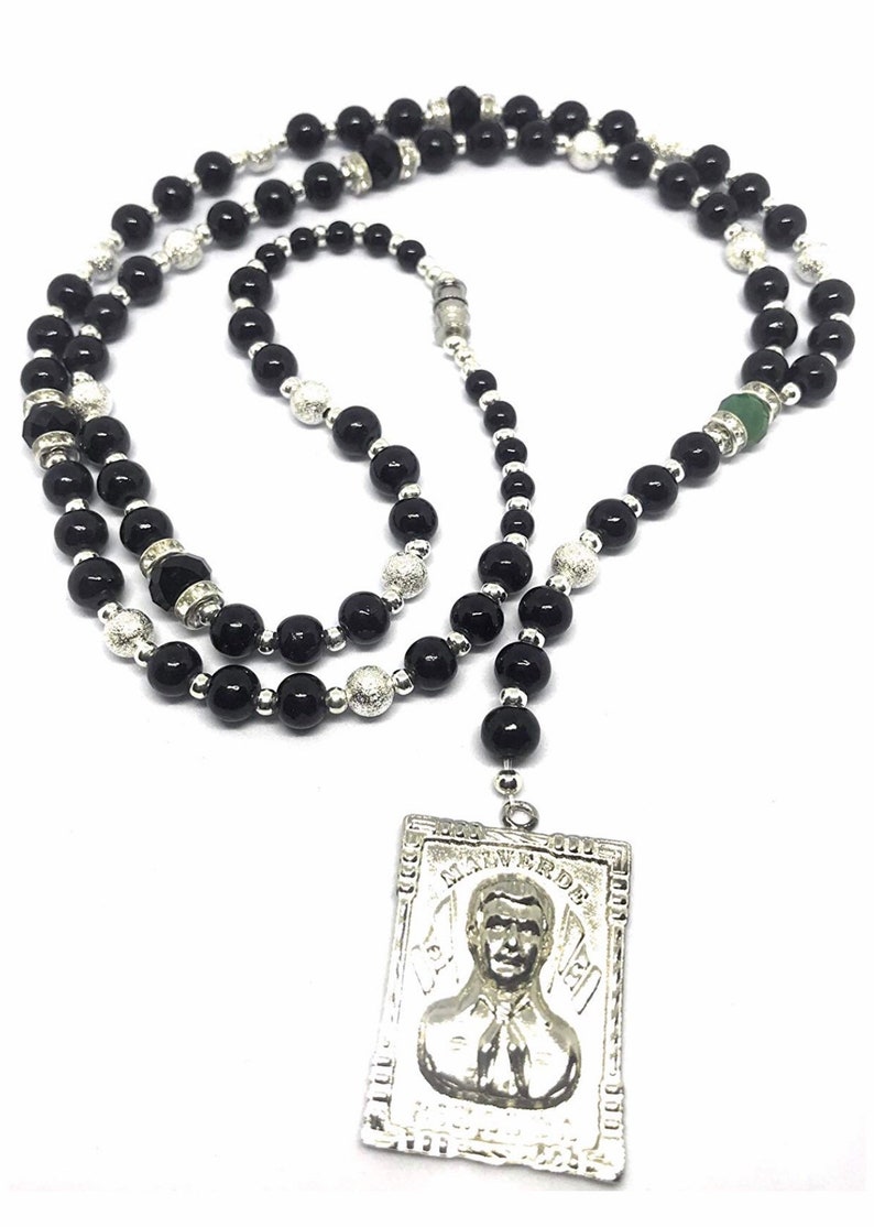 Jesus Malverde rosary | Etsy