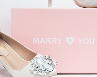 Ivory bridal shoe